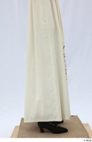  Photo Woman in historical Wedding dress 1 Historical Clothing Wedding dress beige leg lower body 0007.jpg
